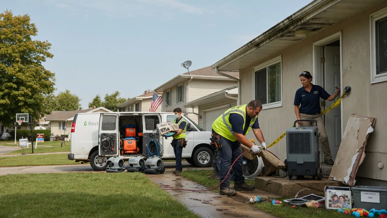 Water Damage Restoration in Red Hill, PA near me